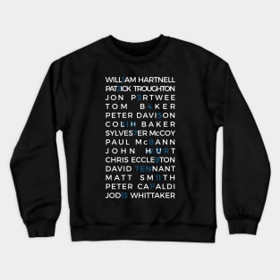 The Doctor's Names Crewneck Sweatshirt